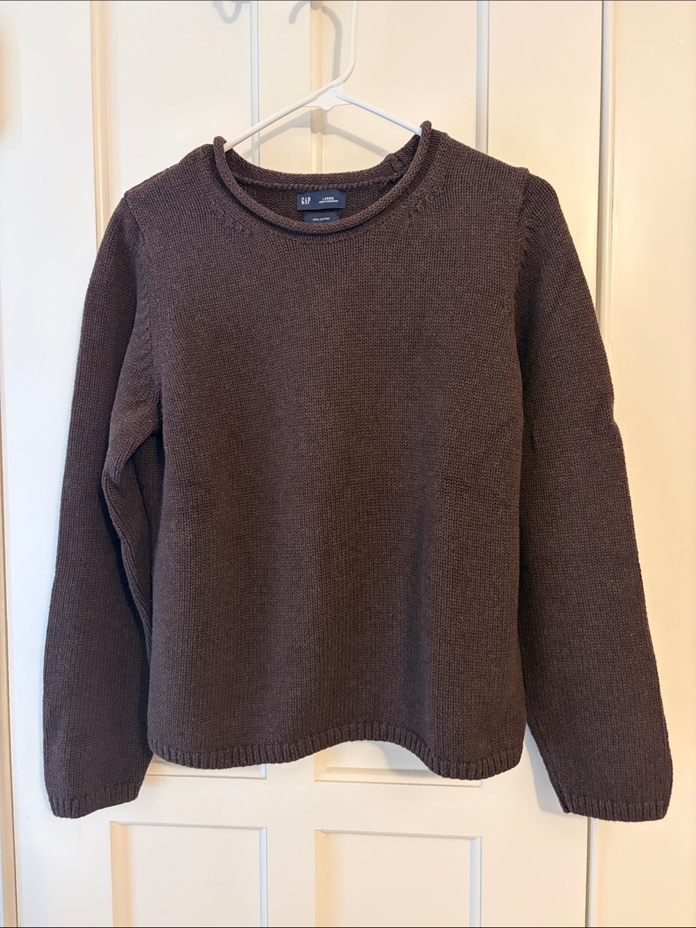 GAP Women's Dark Brown Rollneck Sweater